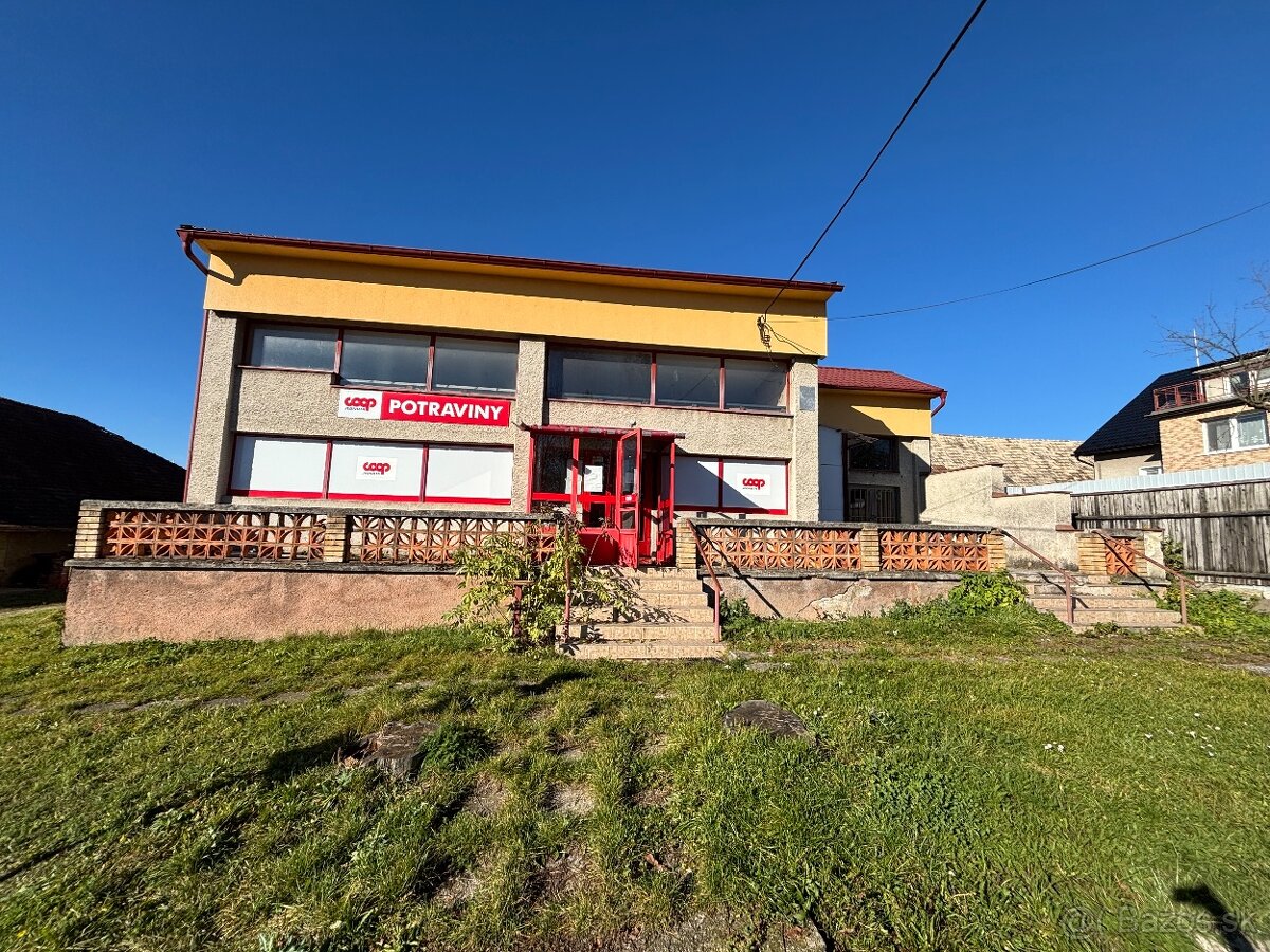 Exkluzívne- Budova Coop Jednoty Veľký Čepčín
