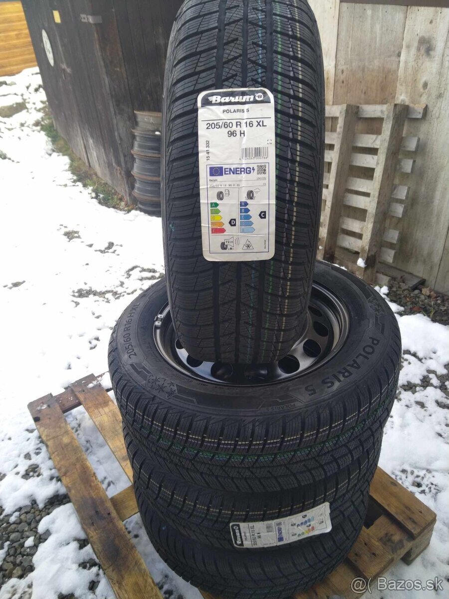 16" zimná sada ŠKODA,VW 100 % stav.