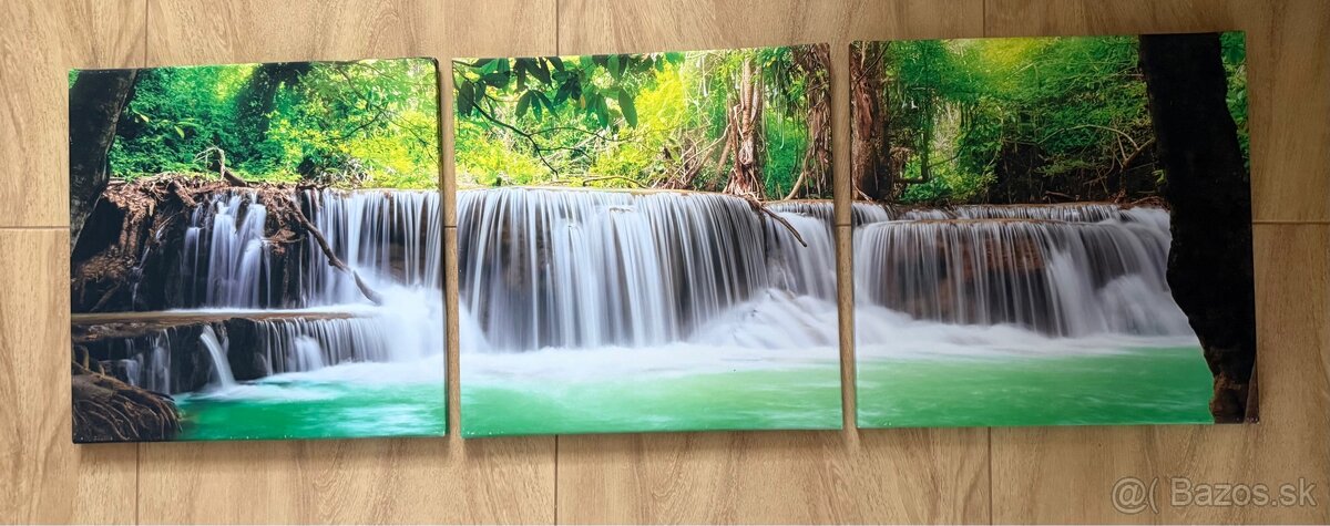 Krásne obrazy 3v1 vodopády
