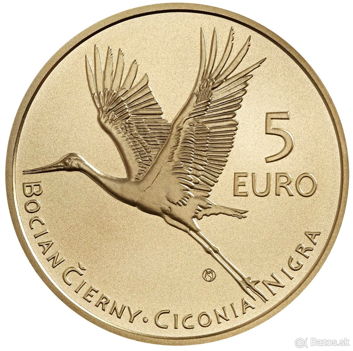 Autorská karta 5€ (2023) - Bocian čierny