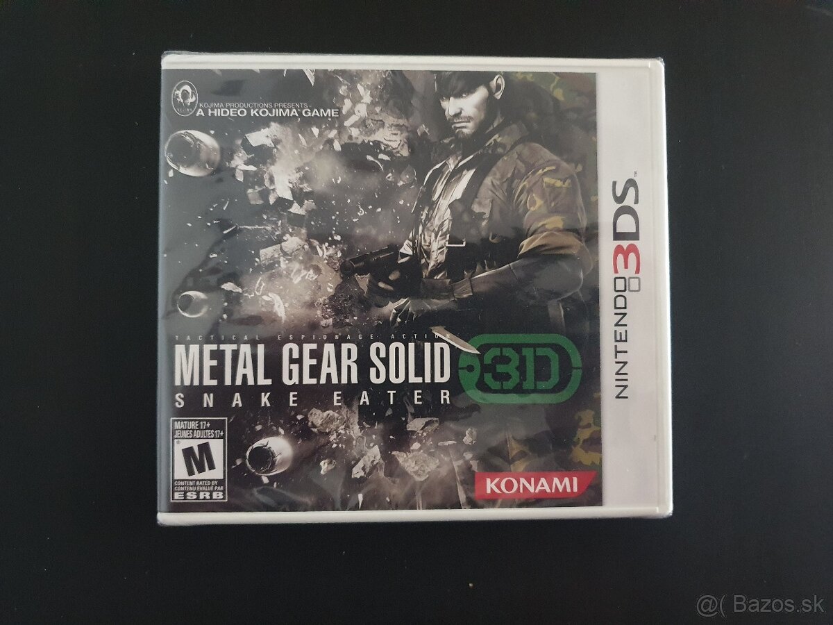 Metal Gear Solid 3D Snake Eater - NEROZBALENÉ