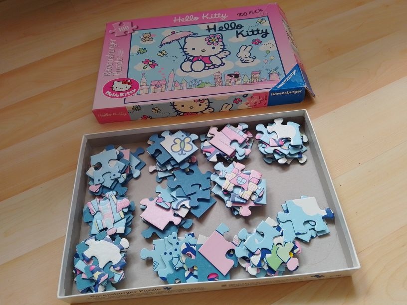 Puzzle (Frozen, Hello Kitty a iné)