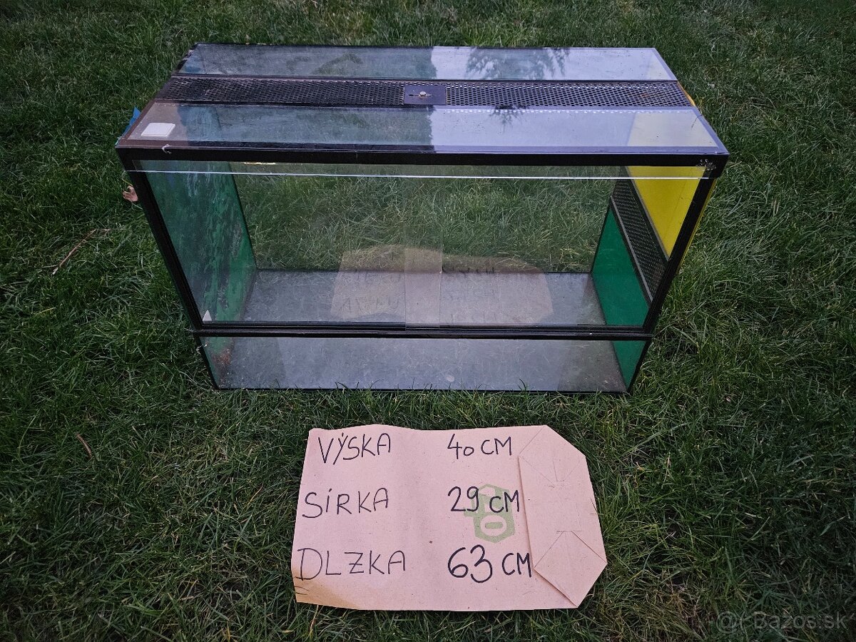 Terarium v krasnom stave .. min.používané