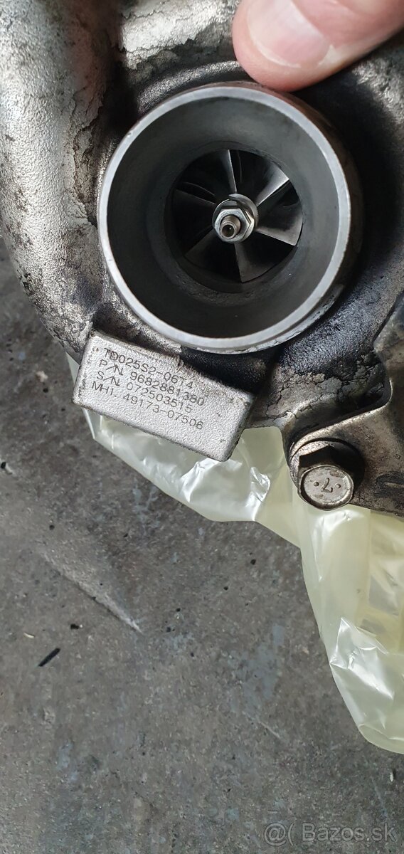 Turbo citroen berlingo 1,6 hdi 66kw