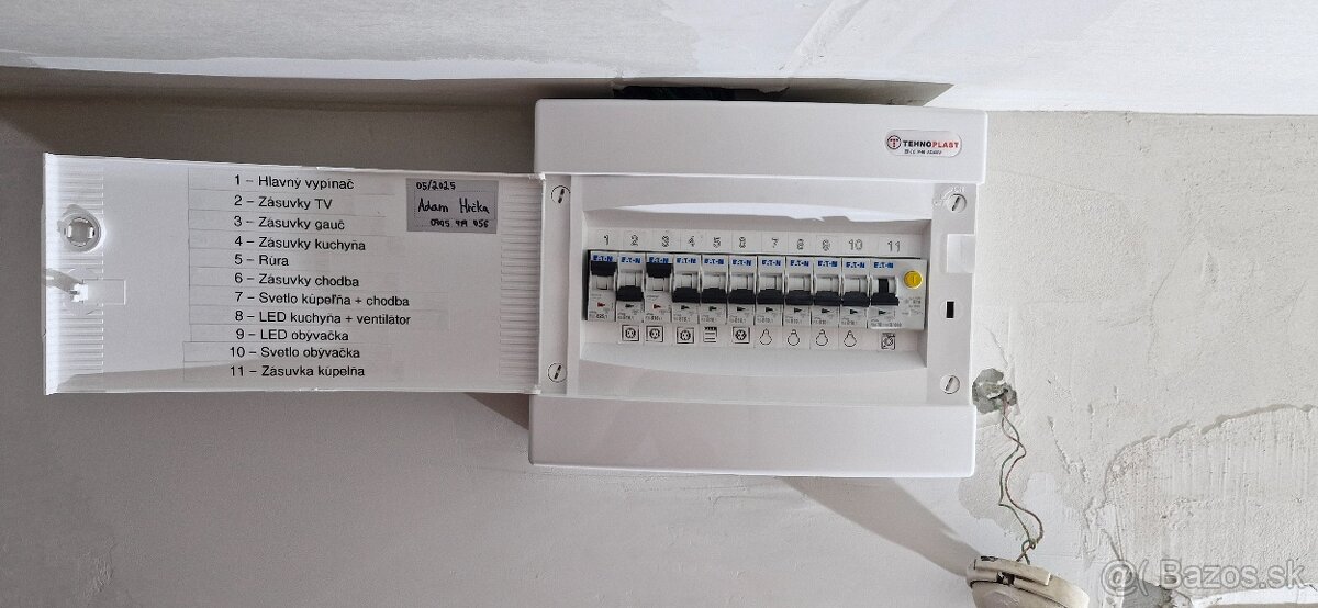 Elektrikárske práce Trnava a okolie