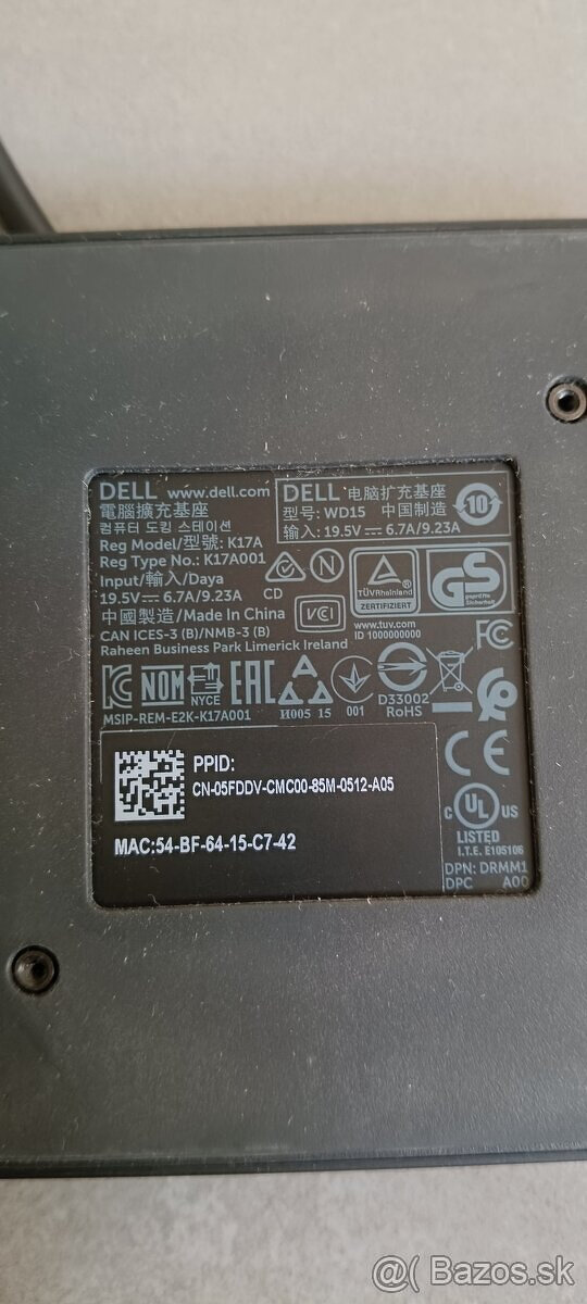 Dokovacia stanica Dell K17A