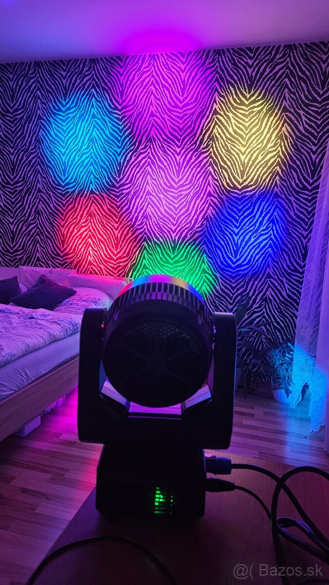 Rotačna hlava 7x40W RGBW 3v1 beam/wash/bee eye