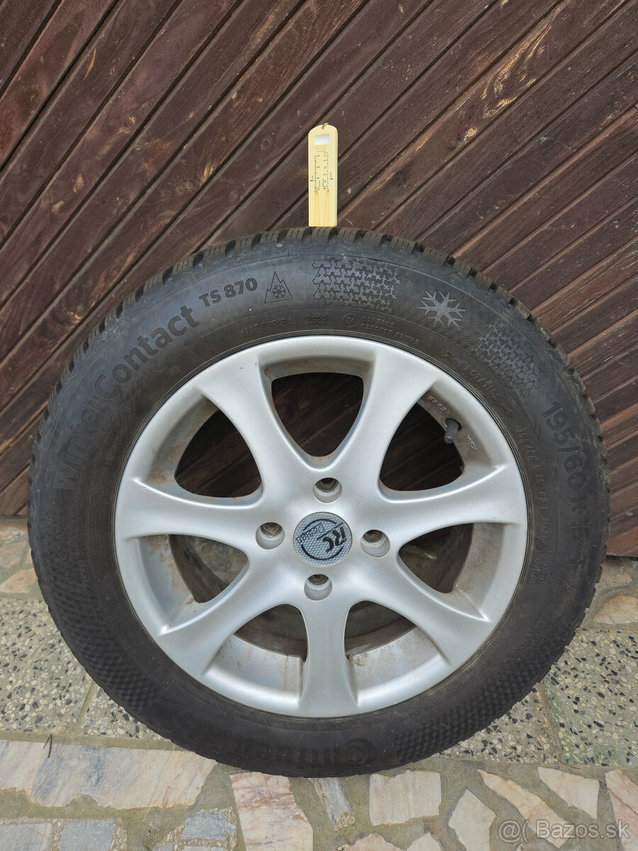 Continental Winter Contact TS870 195/60/R15T Mondeo MK2 Disk