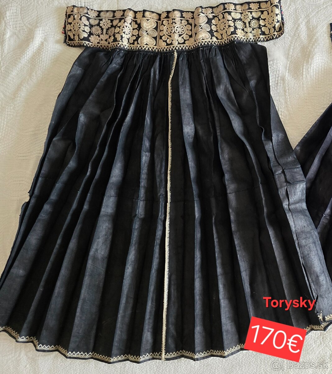 Stary kroj zastera a oplecka Torysky