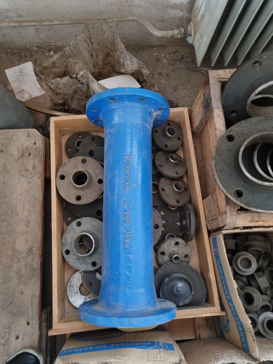 Prírubové liatinové šupatko ,ventil, armatura.