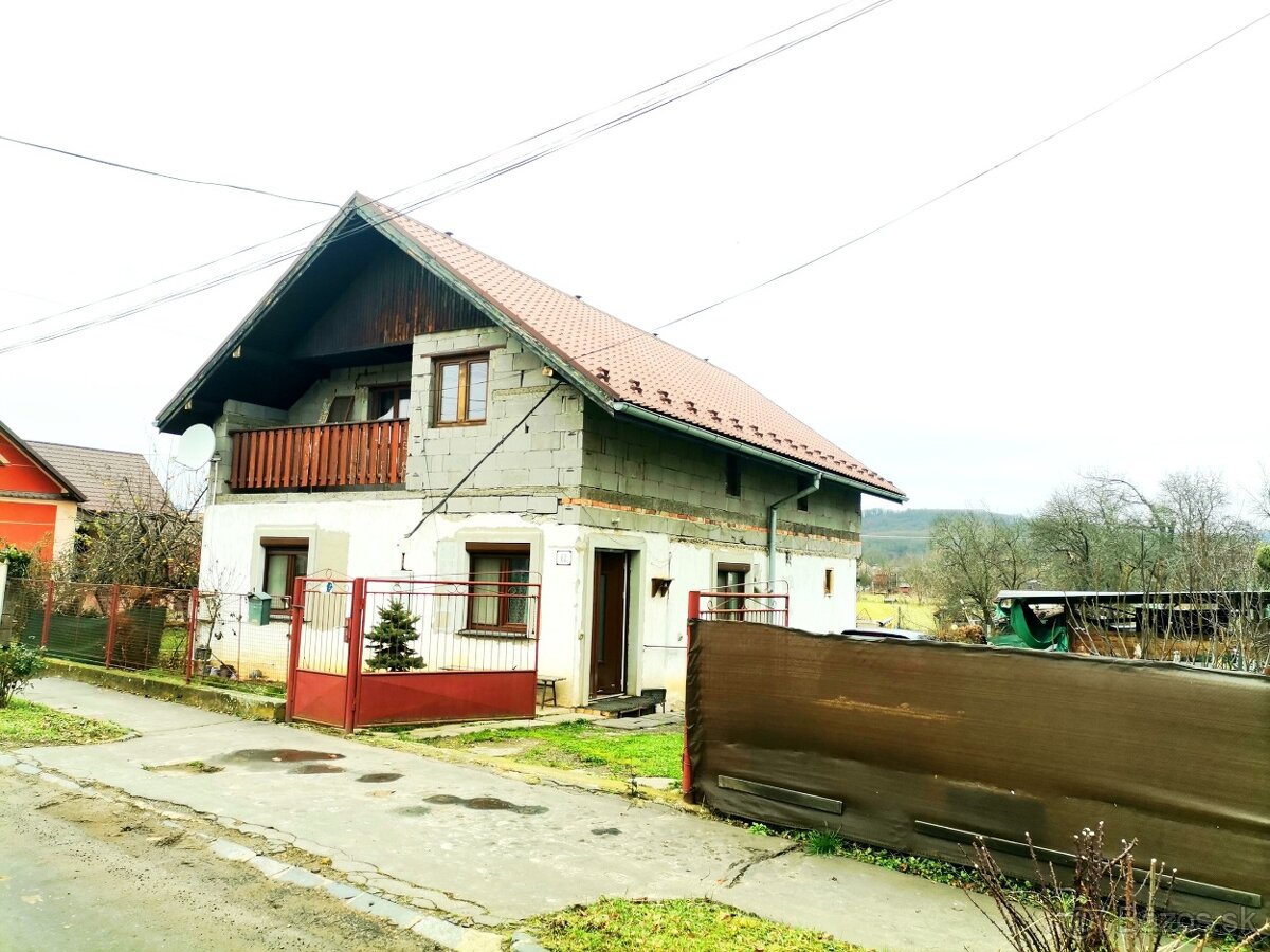 Predaj,rodinný dom v obci Rovňany,okres Poltár