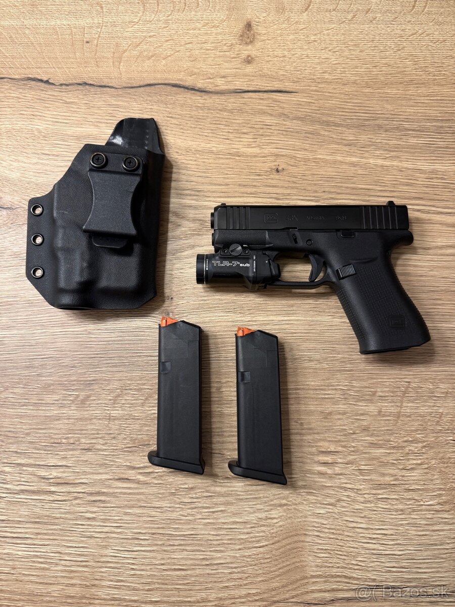 Glock 43x Streamlight TLR 7-SUB