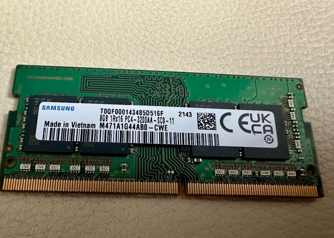 So Dimm 8gb 3200mhz