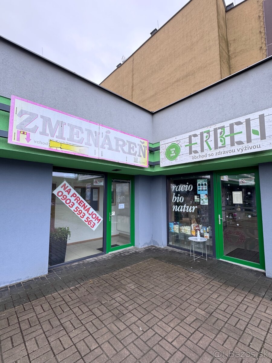 Obchodný priestor k prenájmu