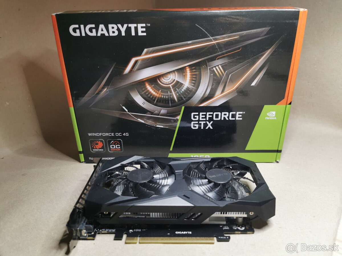 GIGABYTE GTX 1650 WindForce OC GDDR6 Rev. 2.0 4GB