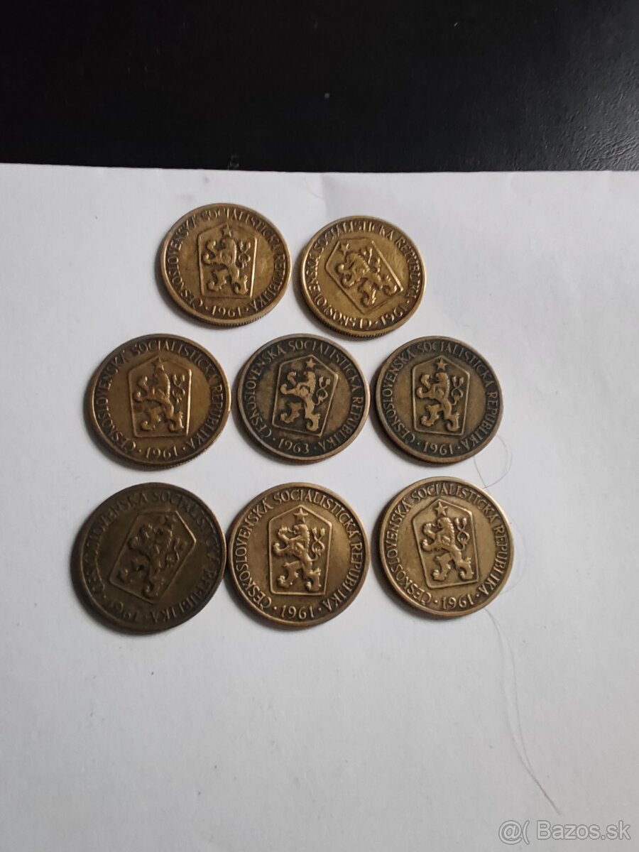 mince čssr obeh 1kčs 1961