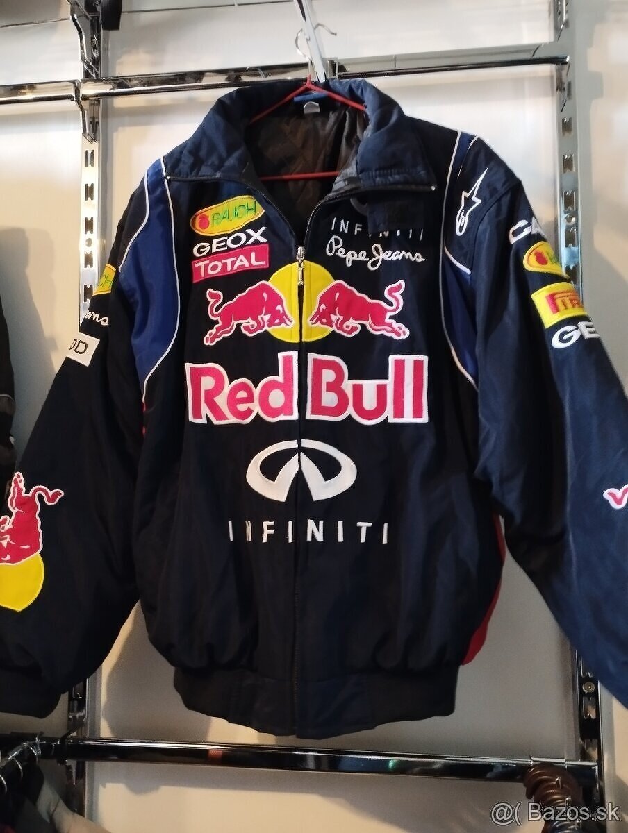 RedBull Bunda F1 s Našivk.Osobne Aj Poštou Pre Pánov Aj Dámy