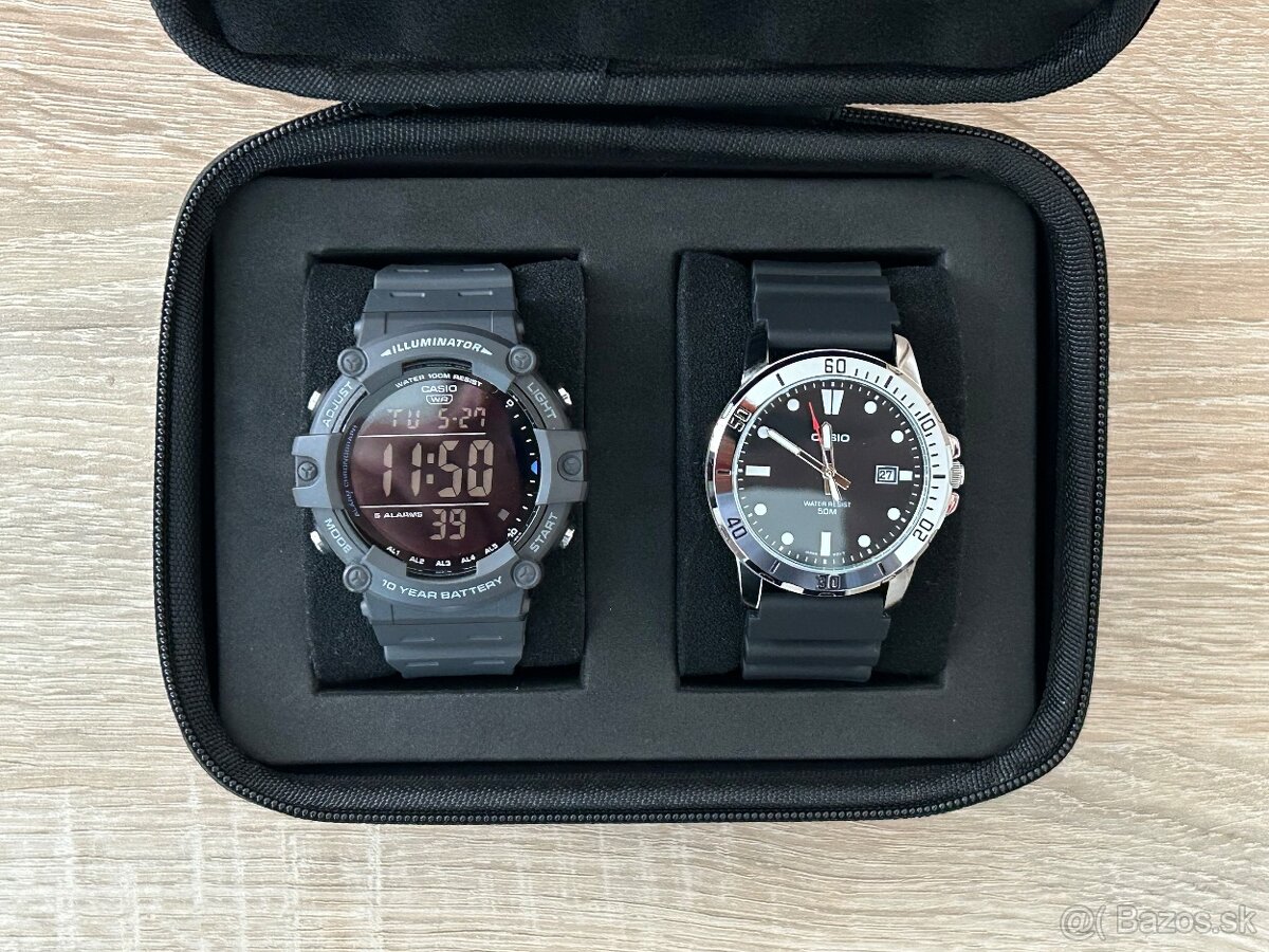 Casio AE-1500WH + Casio MTP-VD01