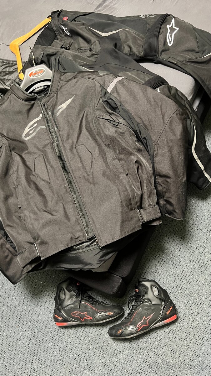 Predám Alpinestars komplet 3XL – bunda, nohavice, topánky