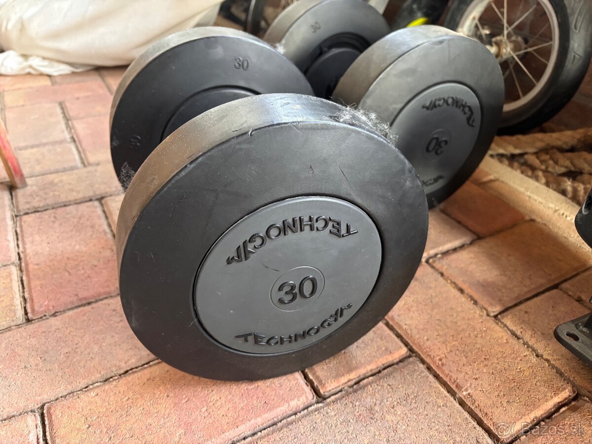 Jednorucne činky Technogym 30 kg