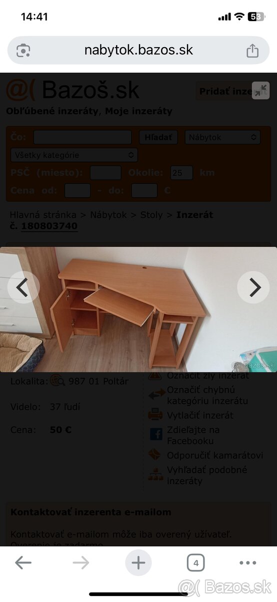 Rohový písací stôl
