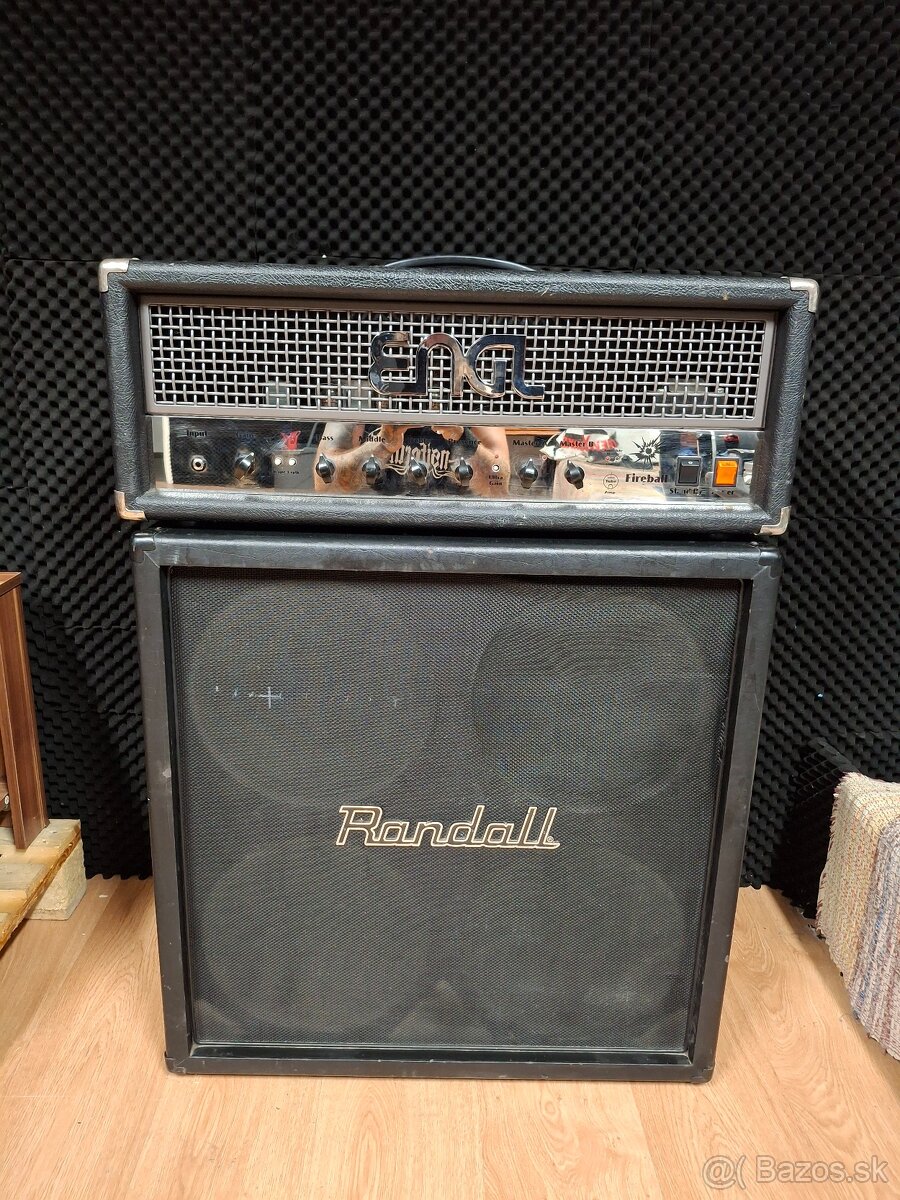 Gitarová hlava Engl E625 Fireball , Randall 4x12