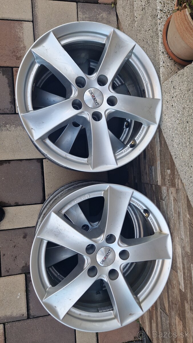 Alu disky DEZENT R16
