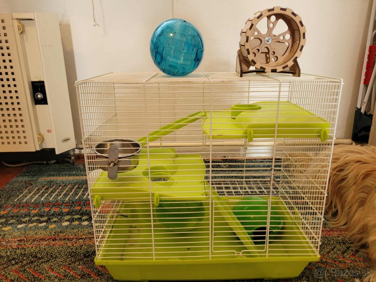 Klietka s príslušenstvom