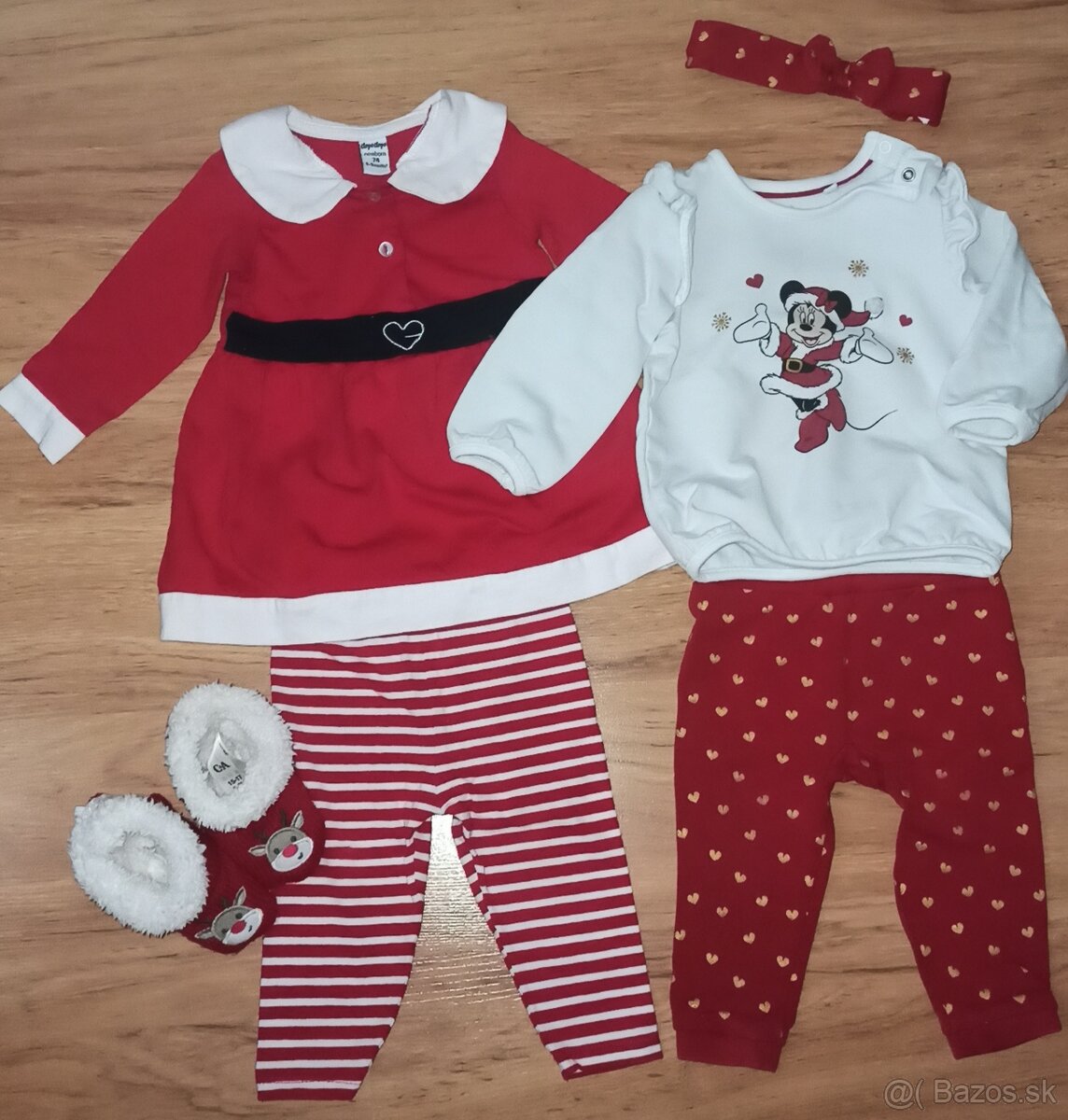 Vianočné oblečenie v. 74 pre dievčatko