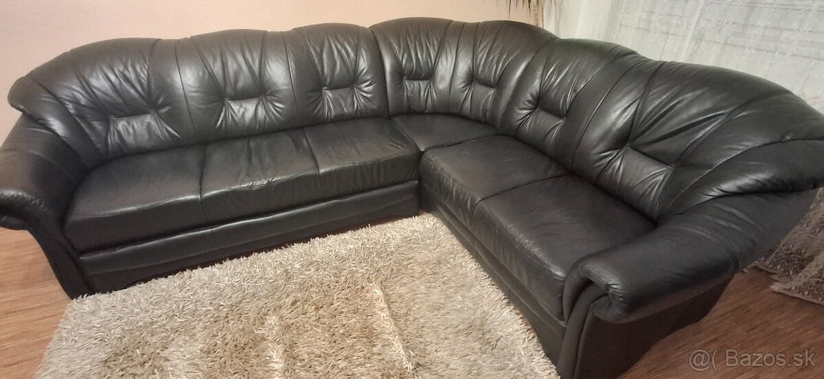 Predám celokoženú sedaciu súpravu