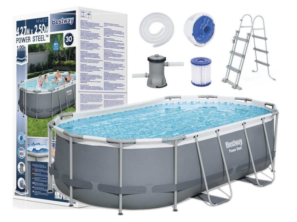 Nový bazén 427 x 250 x 100 cm