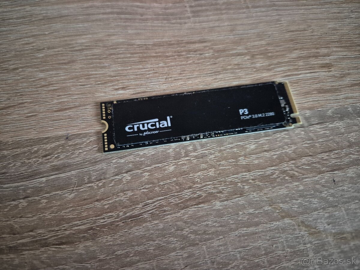 Predám Crucial P3 SSD 1TB