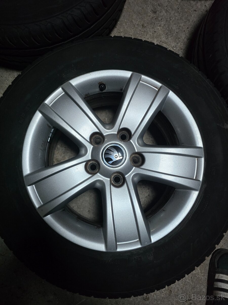 Škoda disky 5x112 r15 195/65