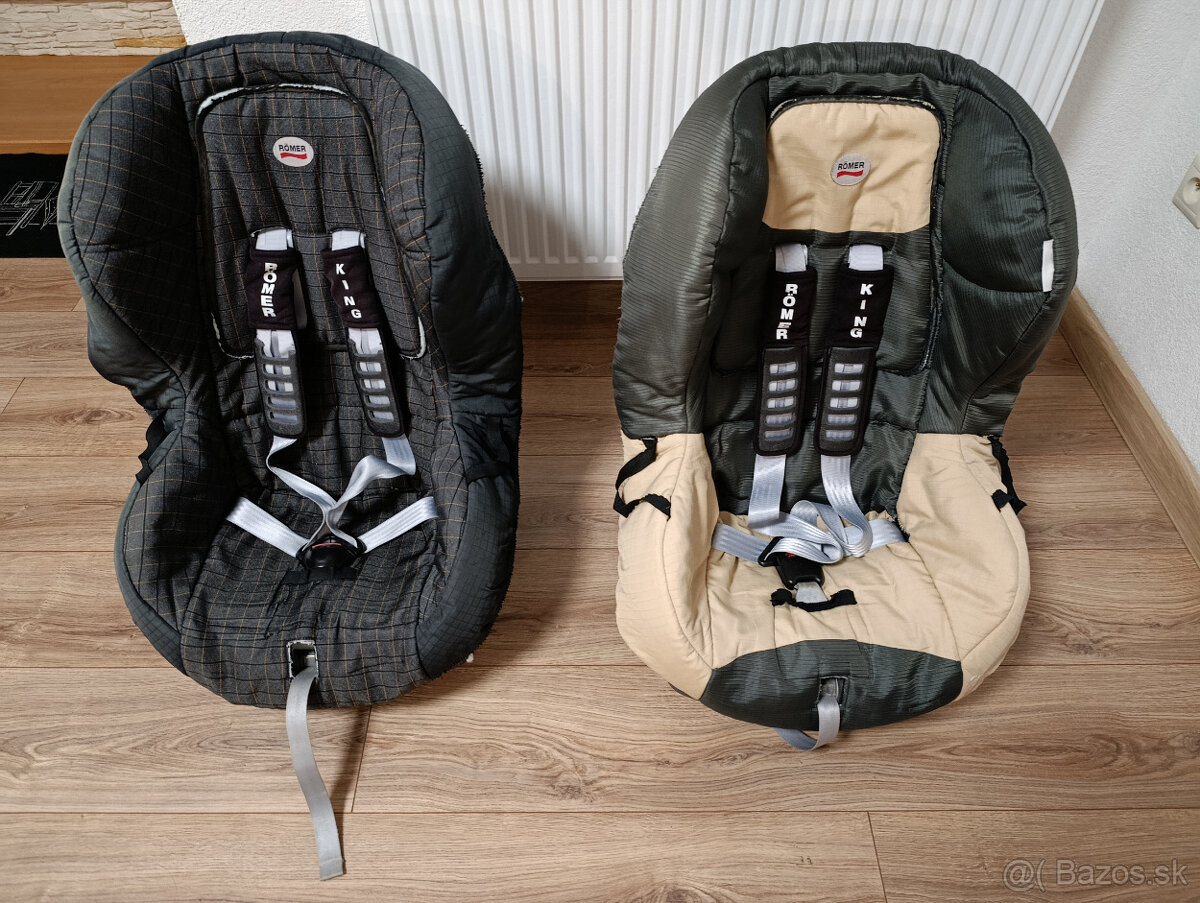 Predám autosedačky Romer King 9-18kg