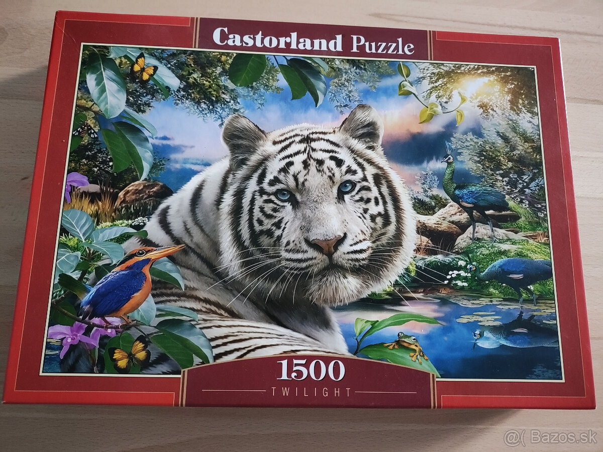Puzzle 1500 - Biely tiger