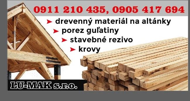 Krovy,altánky,stavebne rezivo
