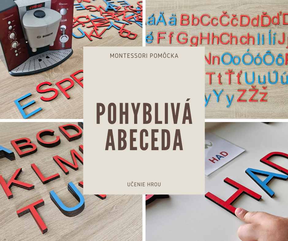 Pohyblivá drevená abeceda