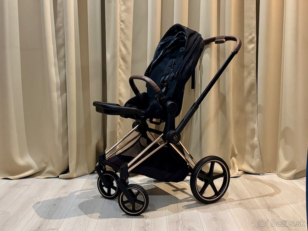 Cybex Priam Rose Gold Deep Black 2023