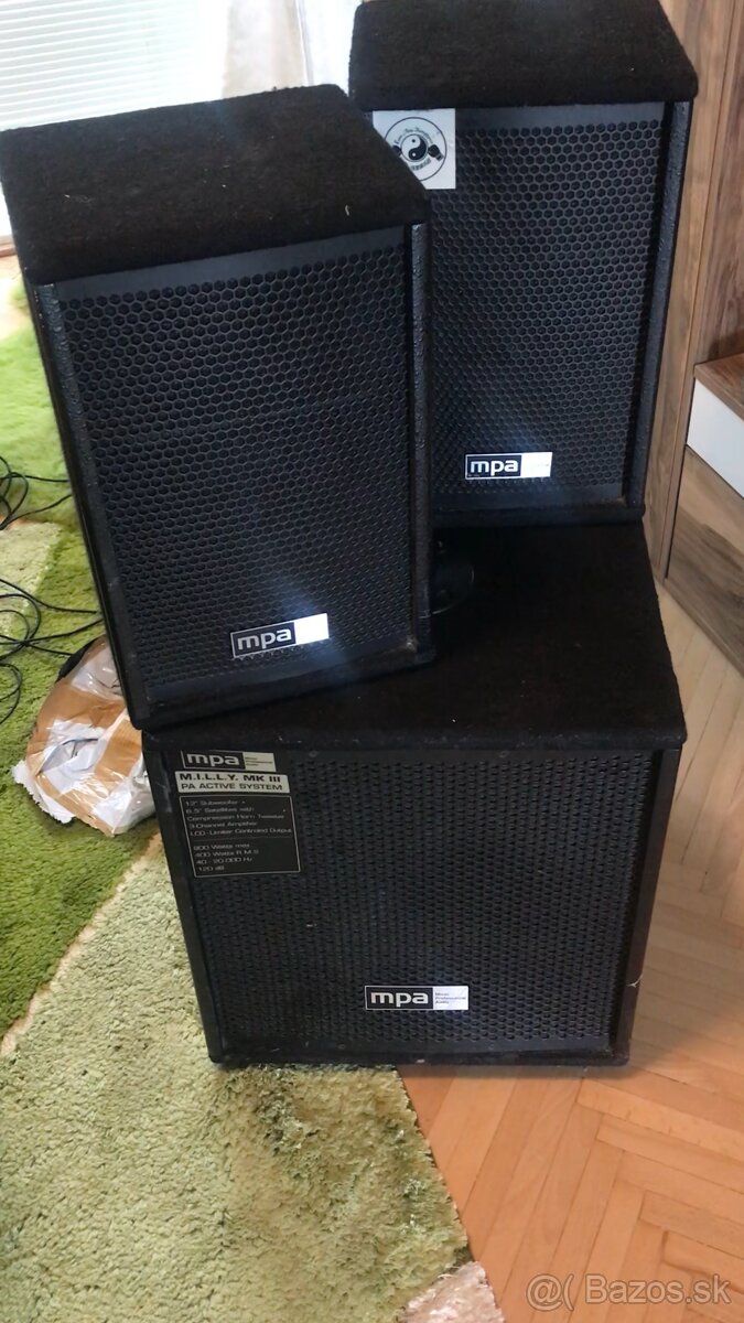 Subwoofer M.I.L.L.Y. III PA AKTIVNY system 12 Subwoofer