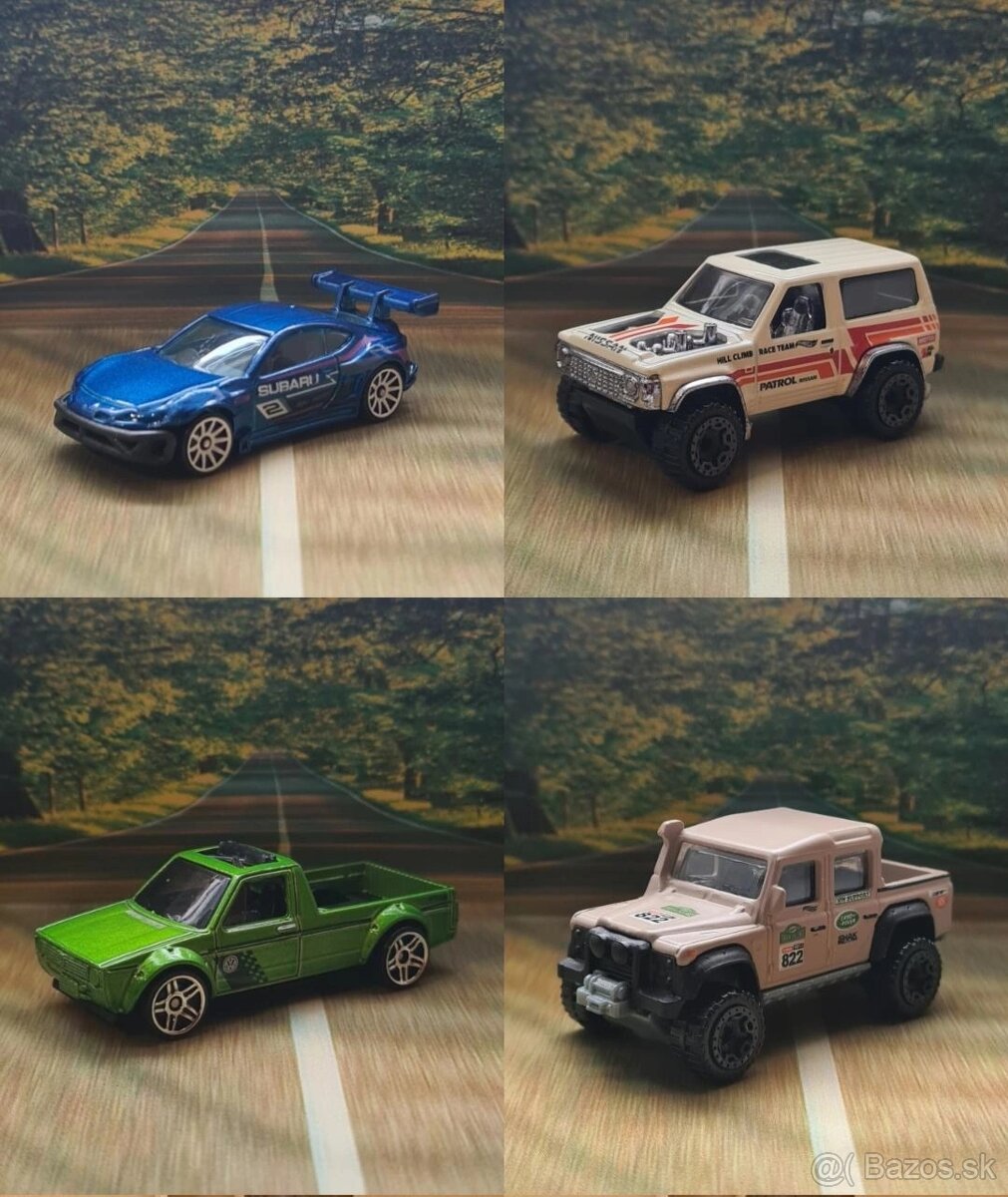 autíčka Hot Wheels