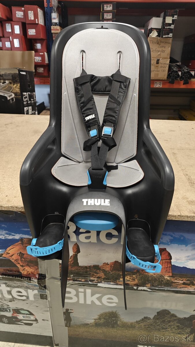Detská cyklosedačka Thule Ridealong Dark Grey