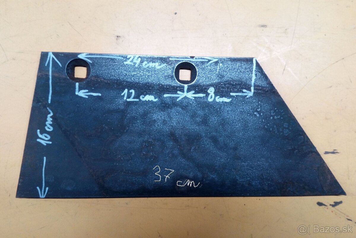 predám pluhové ostrie (lemeše) českej výroby