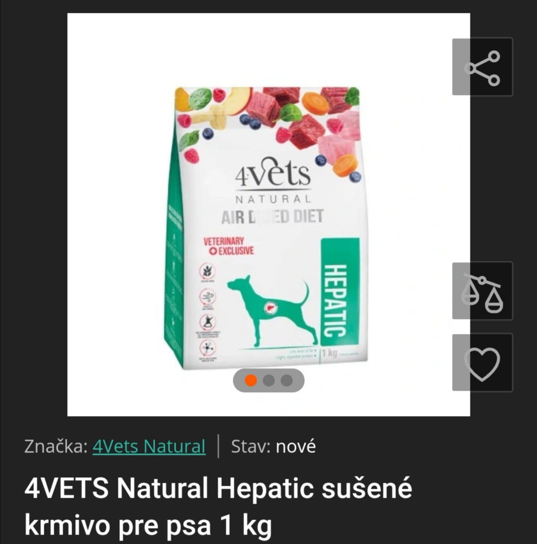 Krmivo pri ochorení pečene