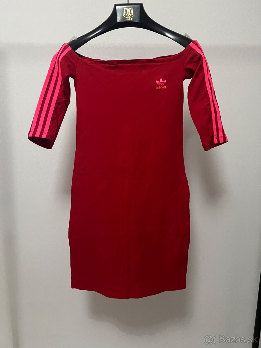 Dámske červené minišaty Adidas