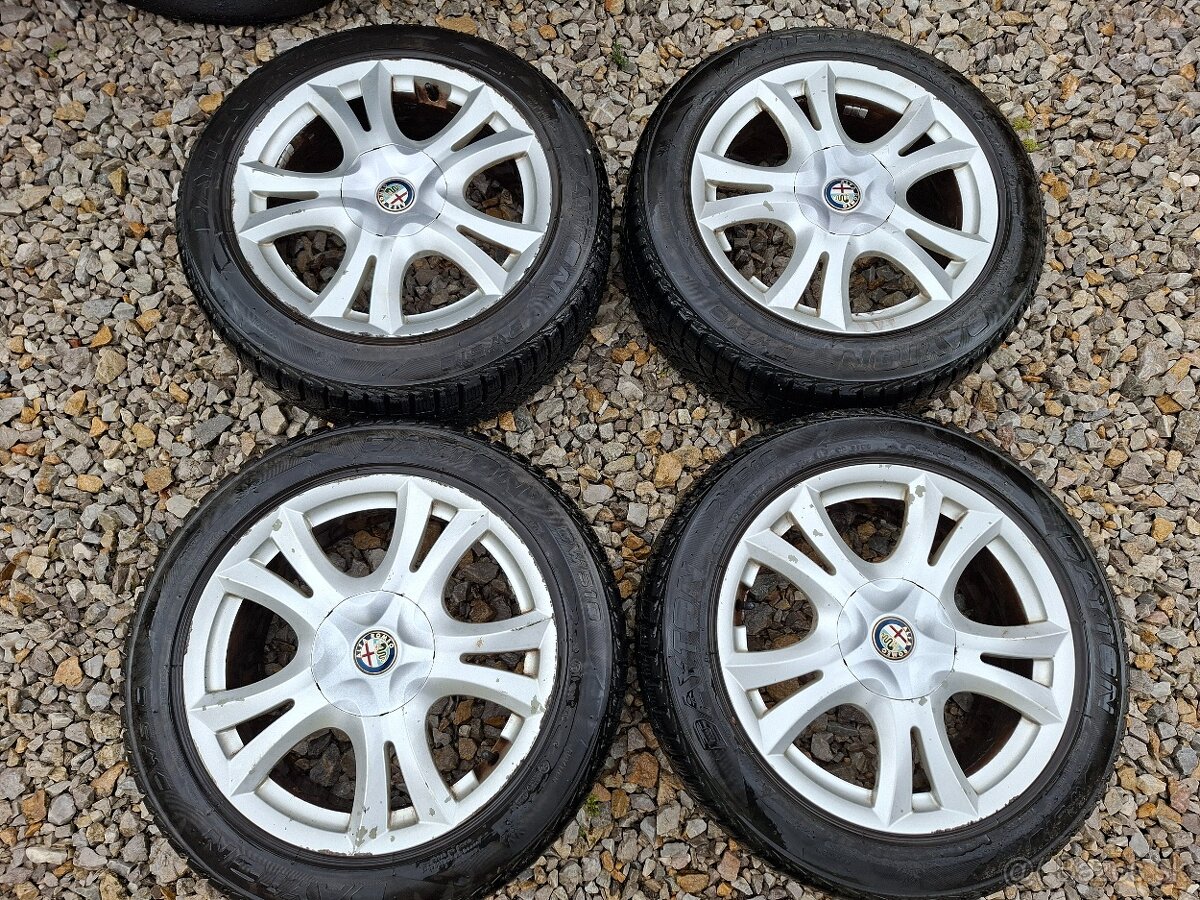 Hlinikove disky+pneu ALFA ROMEO