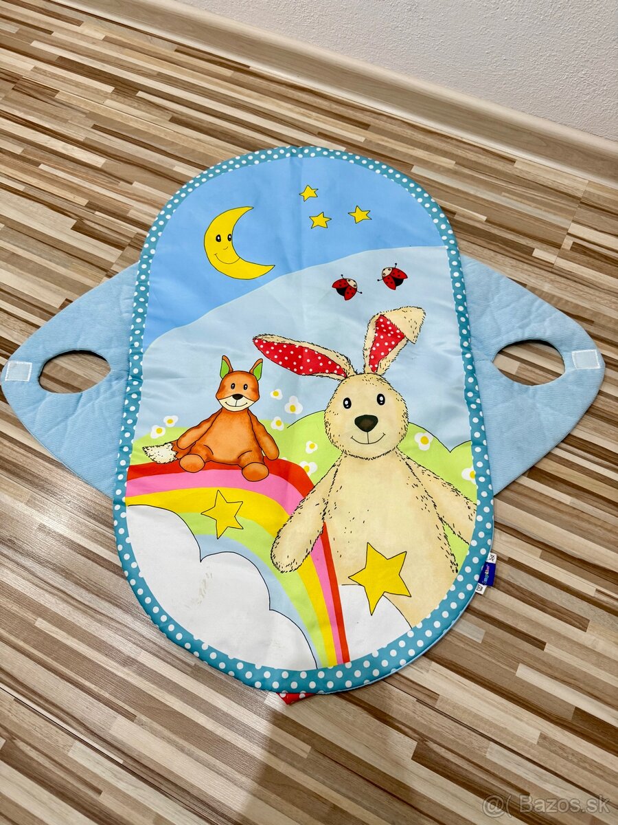 Hracia podložka s motívom zajka a líšky