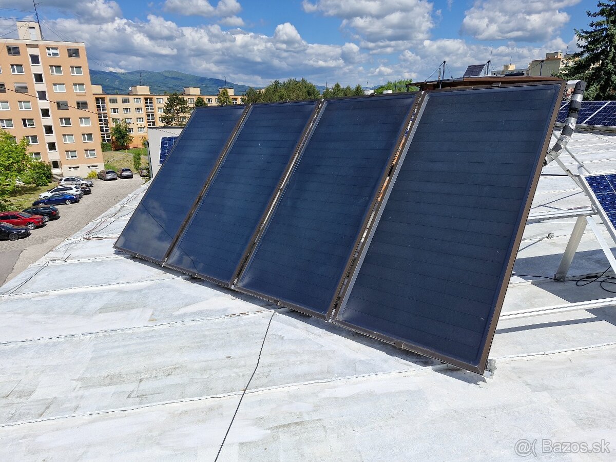 solárne kolektory 4ks +komplet system