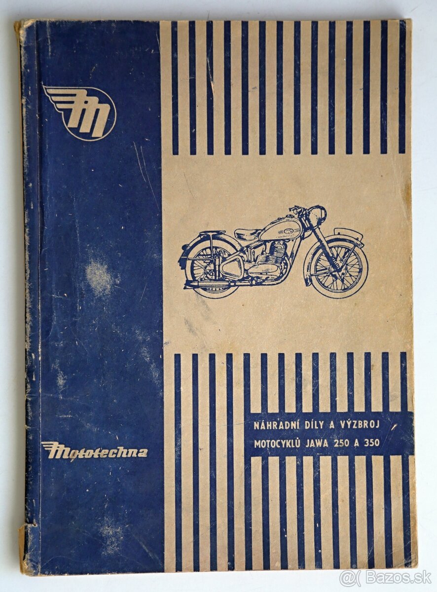KATALOG ND Jawa 250 a 350 rok vydania 1955