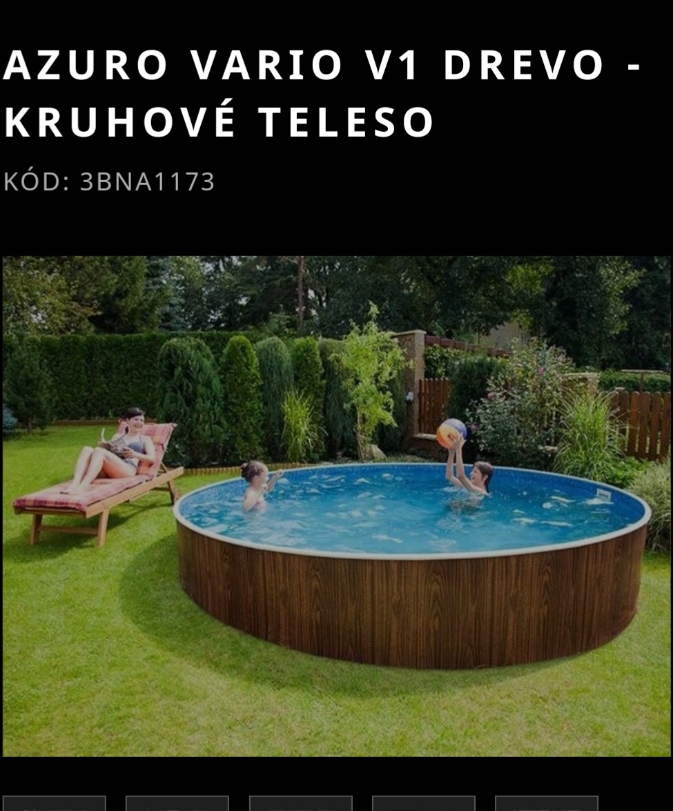Bazén s príslušenstvom