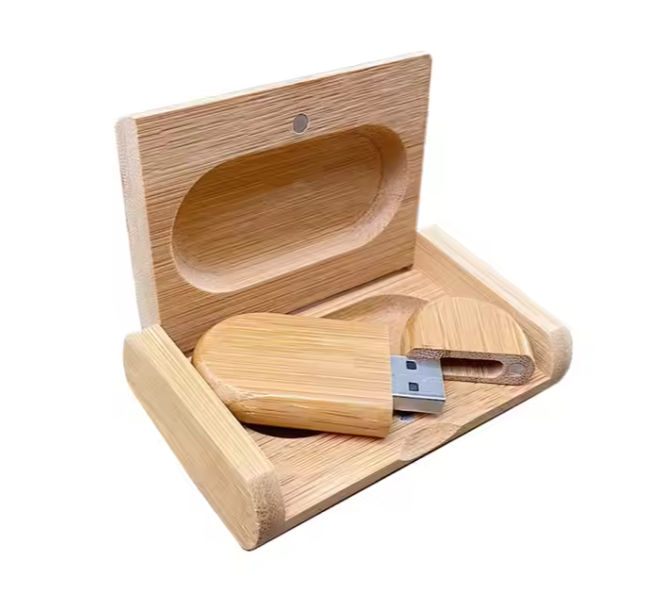 🌿 Drevený USB kľúč 3.0 - 64GB so štýlovou krabičkou